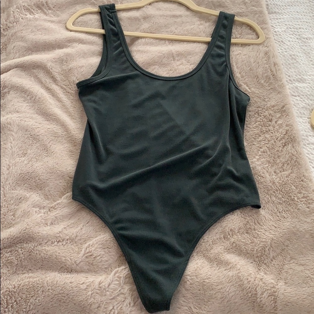 Green body suit